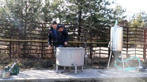 Сип мойка для ЦКТ и куба. Тест ротационных головок.