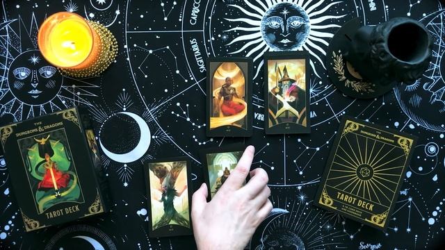 Подземелья и Драконы таро / Dungeons and Dragons tarot / Обзор