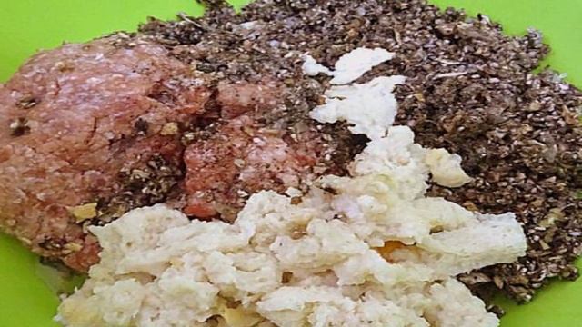 Ленивые котлеты с фаршем и грибами в духовке