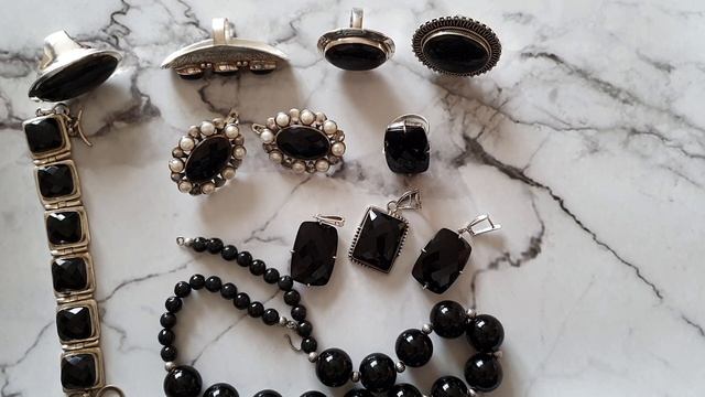 Мои крупные черные камни ❤ #серебро смотреть онлайн