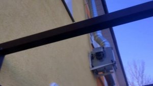 КАК СВАРИТЬ и установить навес или козырек Часть 2.Монтаж.