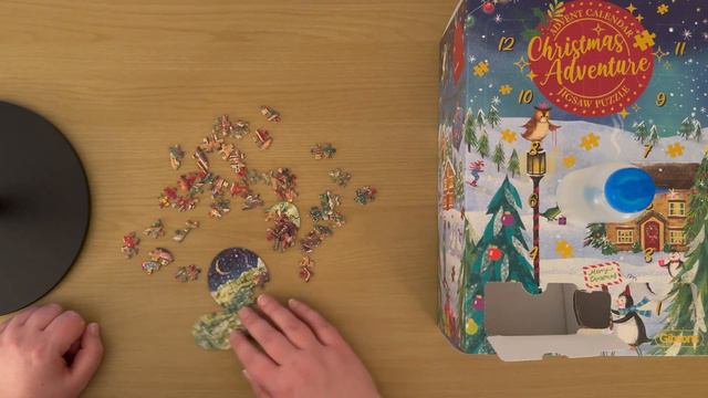 Gibsons Advent Calendar Day 2 opening. Lets open the door and complete the jigsaw together #vlogmas смотреть онлайн