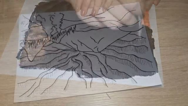 Под северным сиянием. Граттаж смотреть онлайн