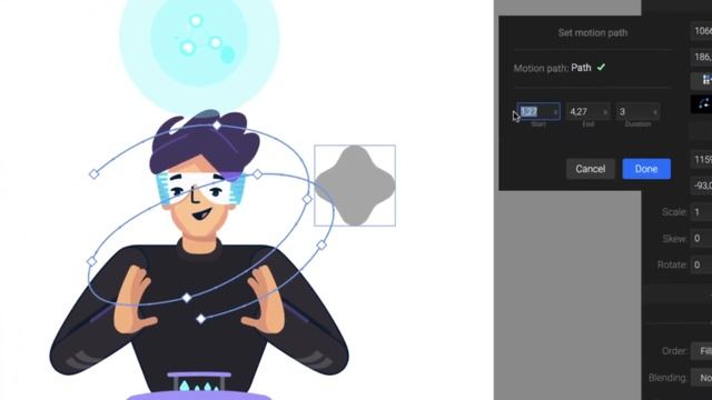 Automatic Motion-path | SVGator смотреть онлайн