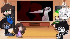 creepypasta react to jeff the killer /France?? anglais??/meme and tiktok/