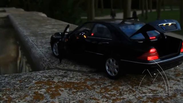 1/18 Review Diecast Mercedes S-Class S500 W220 - LED Lighting смотреть онлайн
