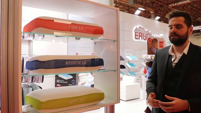 Ergofoam Galaxy Motion Soft Medium Firm Memory Foam Pillows Turkey Ergo Ergonomic YeniExpo смотреть онлайн