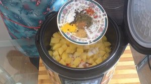 Самое простое горячее блюдо-РАГУ С МЯСОМ в мультиварке.