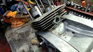 Двигатель Ява 638 / Ява 634 / дела в мастерской