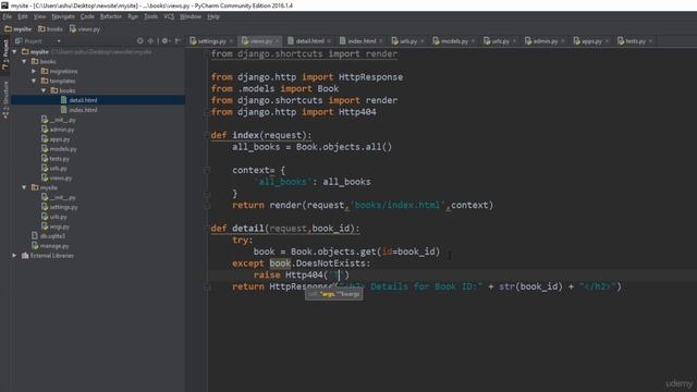 150 Django tutorial 16 Raising a 404 Error смотреть онлайн