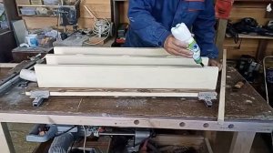 Склейка мебельного щита на ламелях