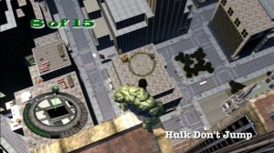 15 Jump Challenges – The Incredible Hulk 100% Walkthrough (Xbox 360, PS2, PS3, PC)
