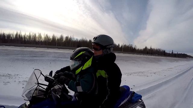 Снегоход Yamaha Phazer покатушка смотреть онлайн