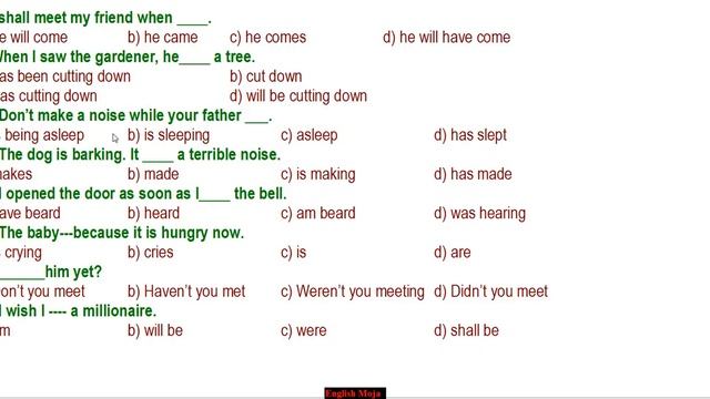 MCQ on Tense | Question:1-15 | Job Preparation смотреть онлайн