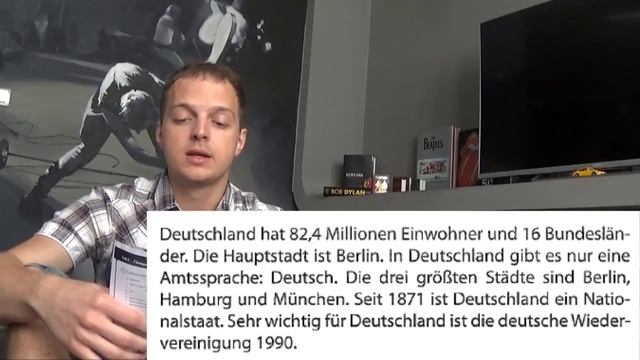 Text über Deutschland! Lesen Auf Deutsch, читаем на немецком!