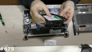 Полная разборка нетбука и установка SSD Samsung NC110