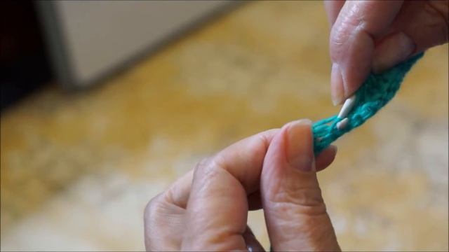 Скрученные петли тунисским крючком. Тунисское вязание. Узор крючком.