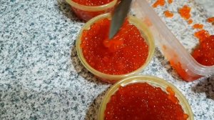 КРАСНАЯ ИКРА - КАК СОХРАНИТЬ НА ДОЛГО. ЗА МОРОЗКА И РАЗМОРОЗКА
