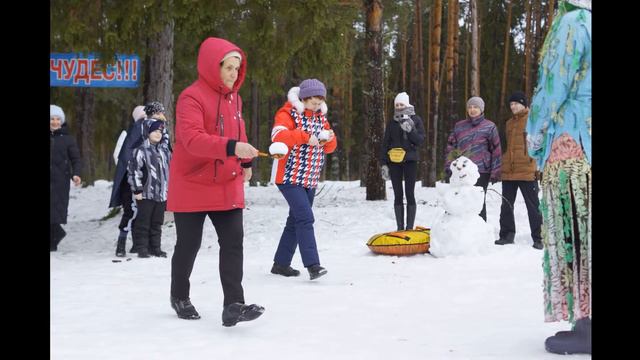Зимние забавы на "Лыжне чудес". 20.02.2022г. смотреть онлайн