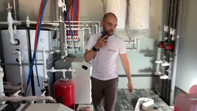 Отопление завода 1700 м2