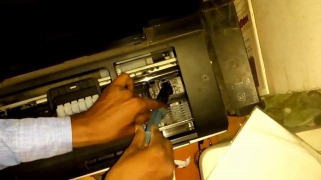 Epson Printer L800 Inkpad Cleaning смотреть онлайн