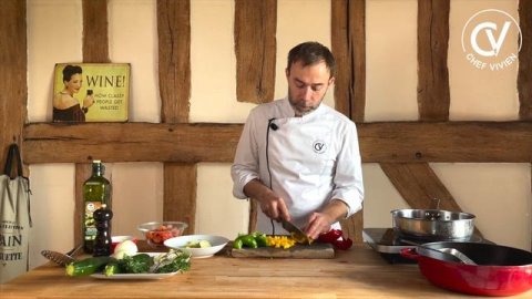 Traditional ratatouille recipe by chef Vivien