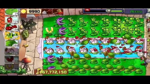 plants vs zombies (last stand endless) gameplay from 1 until 8 flag completed смотреть онлайн