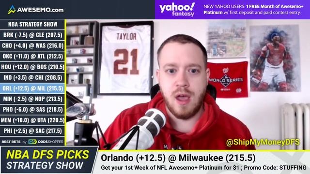 NBA DFS Strategy 11/22/21 | DraftKings & FanDuel NBA Picks смотреть онлайн