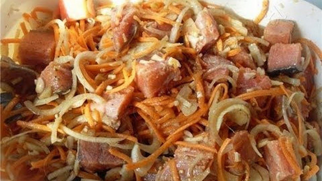 Хе из щуки по корейски - простой рецепт хе из рыбы.