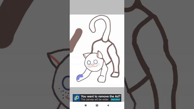 Диджитал котик в приложении Ibis Paint X #speedpaint смотреть онлайн