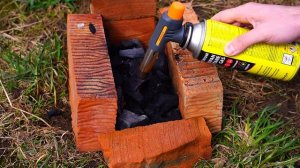 Способ закалки клинка без печи и горна в углях для мангала / how to harden a blade without a furnac