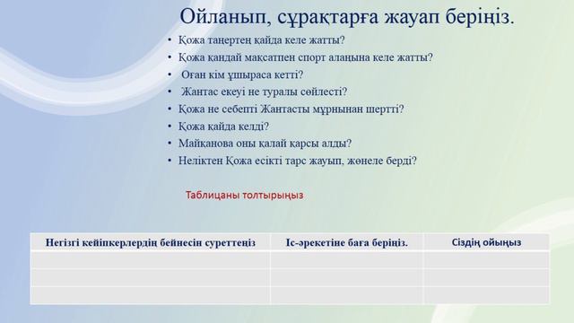 ІІІ тоқсан Қазақ әдебиеті, 5 сынып, Сабақ № 7 смотреть онлайн