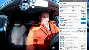 Прогрев вариатора зимой. Часть 2. Положение D.