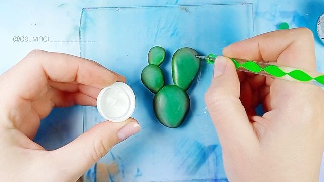 Салфетница Кактусы Суккуленты из полимерной глины | лепка из полимерной глины  | уроки лепки