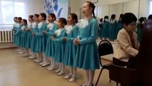 М.Глинка Ты соловушка умолкни младший ансамбль Вилюйской ДШИ