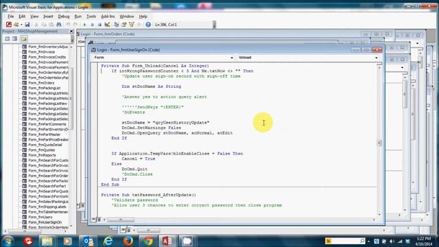 Disable Microsoft Access Close Button смотреть онлайн