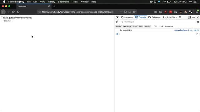 How to remove an HTML element using JavaScript смотреть онлайн