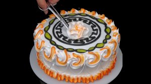 Как украсить торт # 126