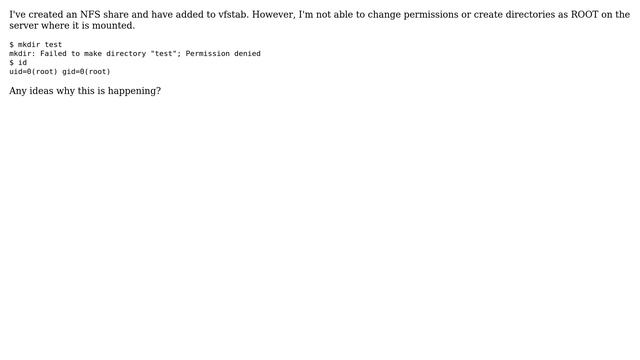 DevOps & SysAdmins: Solaris NFS Mount Permissions смотреть онлайн