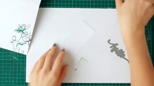 Быстрая Открытка на любой случай жизни (Tutorial: CAS-Card using Altenew Goldern Garden Stamp Set)