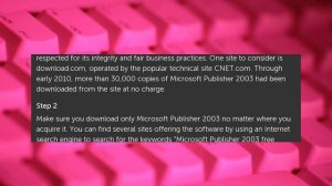 How to Download Microsoft Publisher 2003