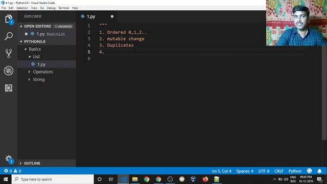 ? Python - LIST Concepts | ?Python for beginners | ?Python complete course in Tamil