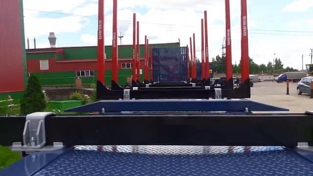 Полуприцеп сортиментовоз четырехосный TR 41 STEELBEAR