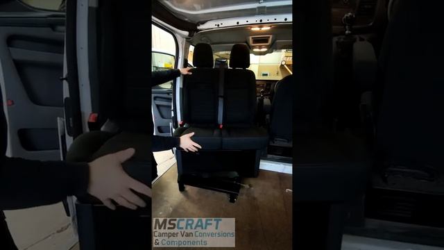 Double swivel seat operation Transit Custom. Part 1