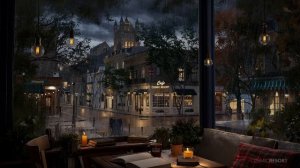 London Coffee Shop Ambience - Rain Ambience for Studying, Relaxing and Focus