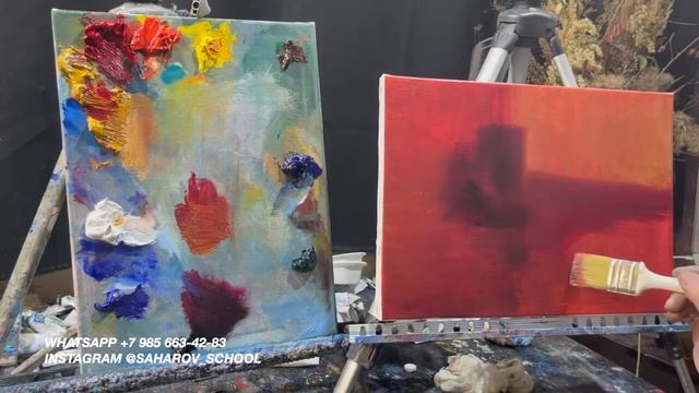 Видео урок по живописи Натюрморт Стекло Игорь Сахаров смотреть онлайн