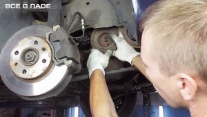 Замена шкива коленчатого вала. Лада Калина (Lada Kalina - AvtoVAZ)