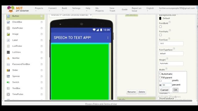 Speech To Text App Using MIT App Inventor Create-apps-with-me