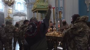 Проводили новую группу бойцов, ранее находившихся в составе ЧВК «Вагнер», в зону проведения СВО
