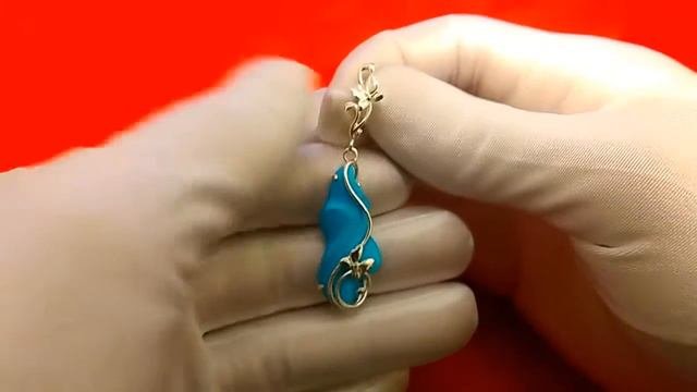 СЕРЕБРЯНЫЕ СЕРЬГИ С НАТУРАЛЬНОЙ БИРЮЗОЙ 12,22 АРТ. 529310006
